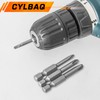 CYLBAQ Set of 12 Triangle Screwdriver Bits 50 mm Hex