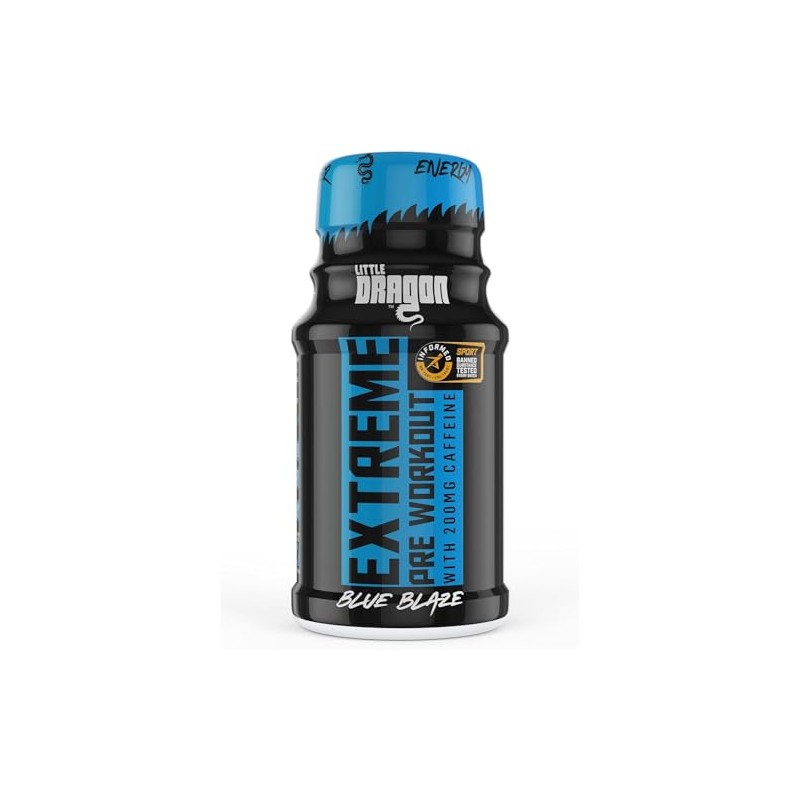 Little Dragon Extreme Pre Workout Shot Blue Raspberry 12X60ml