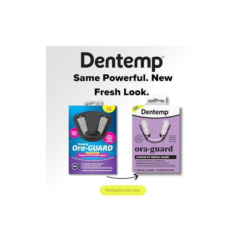Dentemp Ora-Guard - Protector dental de ajuste personalizado, protector nocturno