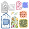 Nested Metal Cutting Dies, Lace Frame Die Cuts for Card