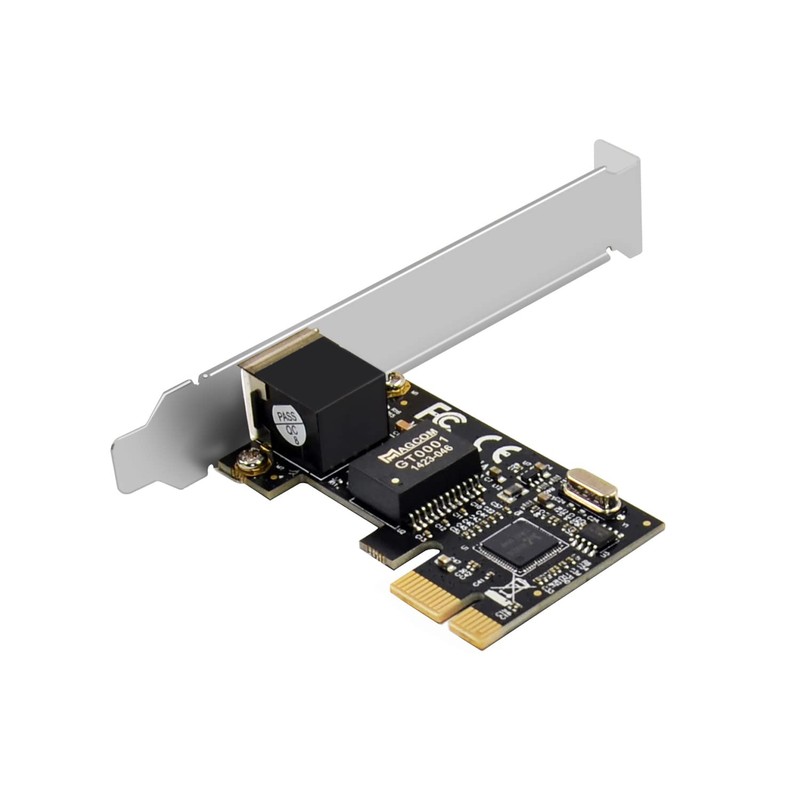 DriverGenius 1-Port Dual Profile PCI Express PCIe Gigabit Network Server