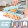 KEOUKE Vegetable Chopper Mandoline Slicer Blue - 12 in 1
