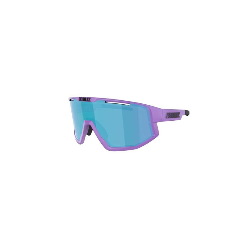 Bliz Fusion Sunglasses 2024 Matte Purple/Brown Blue Multi, Matt Purple/Brown