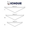 iChoue Rich Dog Series Pet Bandanas Washable Bibs Adjustable Triangle