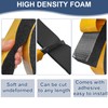 SFNSM 3PCS 6.6ft x 1.6in Black Polyurethane (PU) Universal Vented