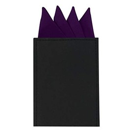 The Tie Co™ Premium Collection Pre Folded Point Pocket Square/Hanky/Handkerchief (Cadbury's Purple)