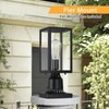 MYHXQ Dusk to Dawn Outdoor Post Lights with Pier Mount