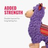 KONG Peluche Llama Mediana con Chirrido, Mediano, Morado