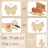 FINGERINSPIRE Bamboo Food Skewers Holder Butterfly Shape Fruit Kabobs Skewers