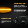 D-Lumina Sequential LED Side Marker Lights Turn Signal Lamp Smoked