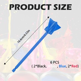 6 Pack Drill Mixer Attachment for Drill, Efficient Mixing Tools, Paint Stirrer for Drill, and Other Paint Mixing Paddle, Ideal for Resin Projects, and Home Improvements