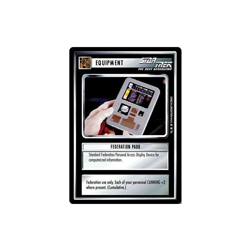 Decipher Star Trek CCG 1E Premier Limited (B Border) Federation