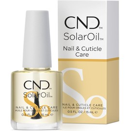 CND SolarOil Cuticle Oil, Natural Blend Of Jojoba, Vitamin E, Rice Bran and Sweet Almond Oils, Moisturizes and Conditions Skin, Pack Of 1, 0.5 oz.