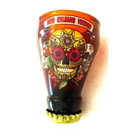 New Orleans Shot Glass French Quarter Market Souvenir Louisiana Party Mardi Gras Voodoo