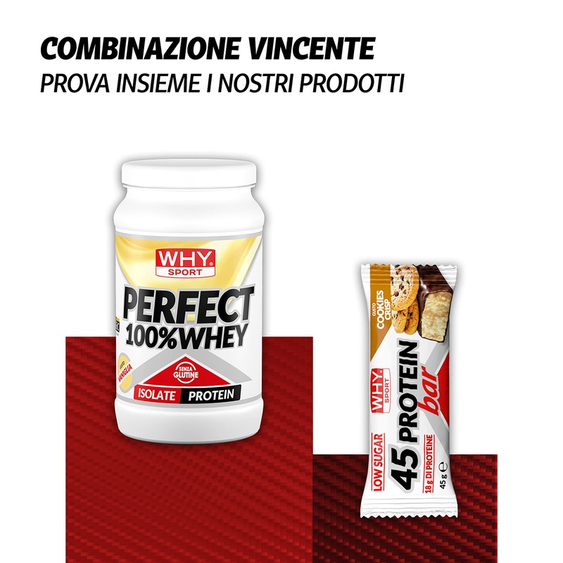 WHY SPORT PERFECT 100% Whey Protein - Isolated Protein -