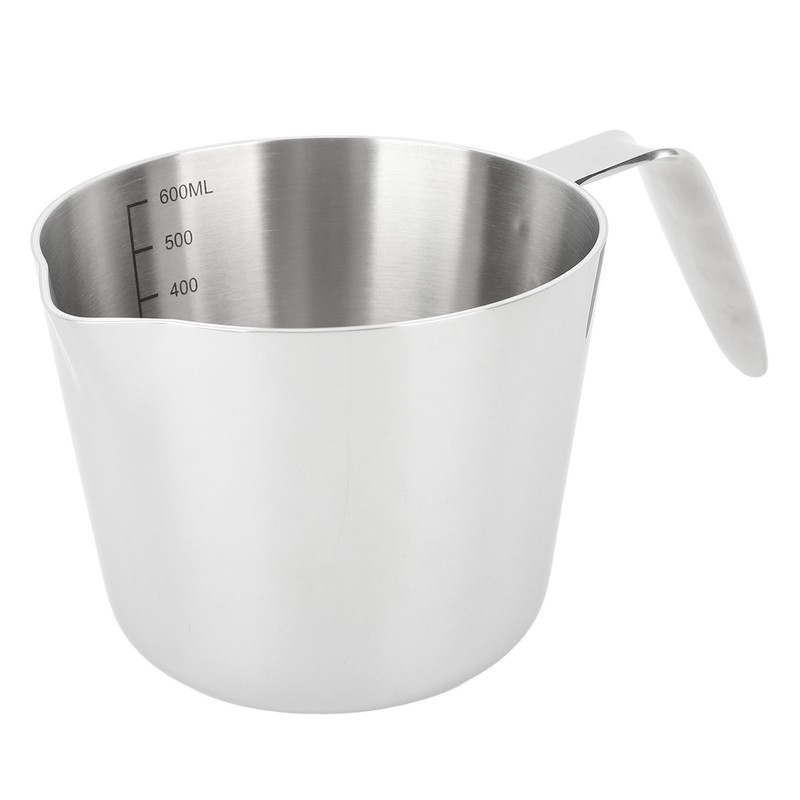 304 Stainless Steel Butter Warmer 600ML Small Saucepan Measuring Cup