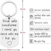 Christmas Gifts for Boyfriend Husband - Funny Drive Safe Keychain