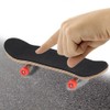 Milltrip Wooden Finger Skateboards, 1Pc Maple Wooden Alloy Fingerboard Finger