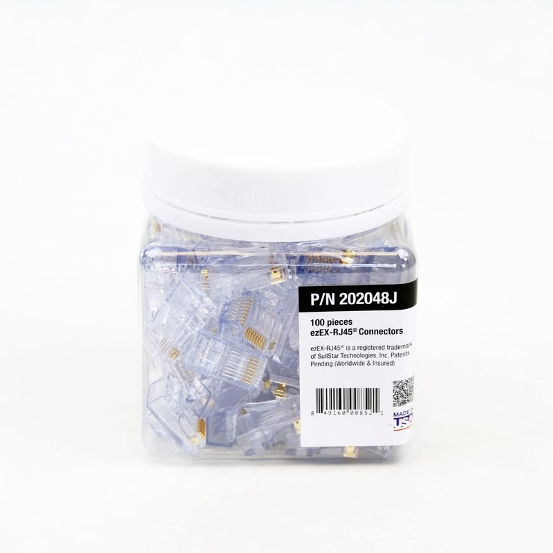 Platinum Tools Ezex48 Connector 100/Jar Accessory Box (202048J)