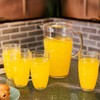 LIVIVO Swirl Design 2L Plastic Pitcher Jug with Lid and