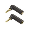 3.5mm Stereo Right Angle (Set of 2) 4 Pole Mini