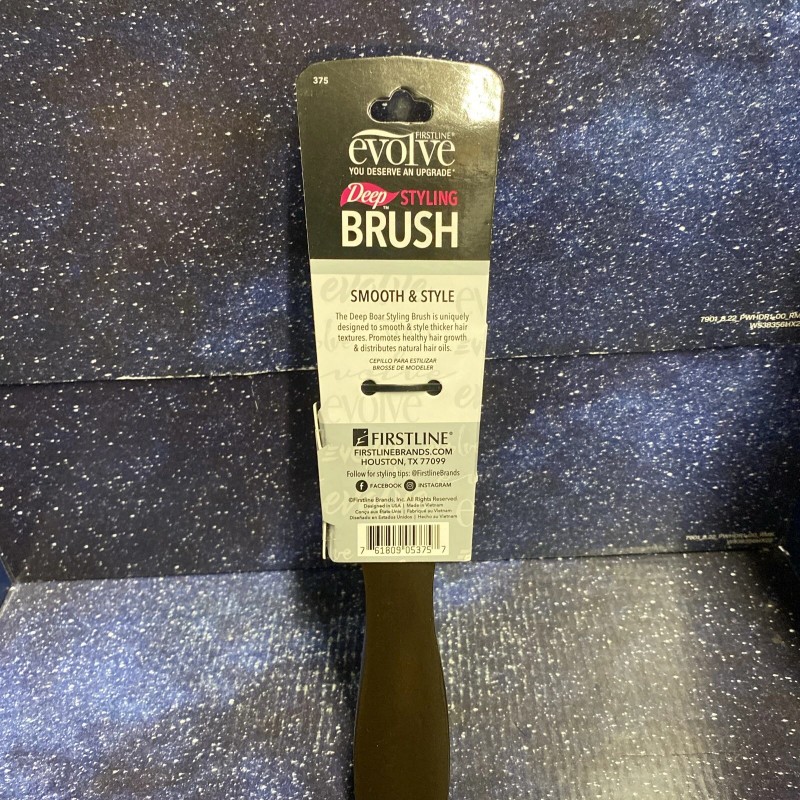 Evolve Boar Styling Brush 1 Count (Pack of 1) Smooth