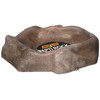 Zoo Med Repti Rock Reptile Water Dish for Fish, X-Small,Black