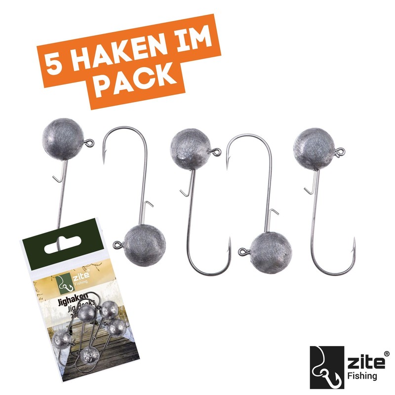 Zite Fishing Jig Head Assortment 3/0 Different Weights 5-25 g
