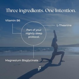 magnea Magnesium Glycinate with L-Theanine & P5P Vitamin B6, 60 Capsules