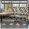 SUITOSELFY Aztec Cow Print RV Seat Covers Dinette Booth Cushions