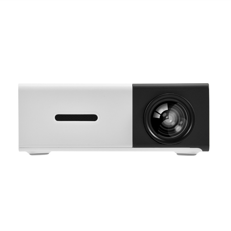 Mini Stylish Home Theater Portable LED Projector Multimedia Player Black