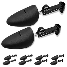Hormas para Zapatos Hombre 5 Pares, Hormas para Zapato Ajustable,Mantiene Los Zapatos en Perfectas, Para Todos los Zapatos, Zapatillas de Deporte y Zapatos casuales, Negro Tamaño 36-46
