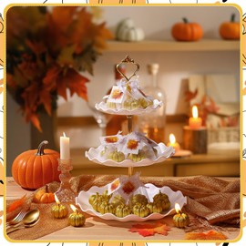 Treela 24 Set Pumpkin Candles Fall Baby Shower Party Favors for Guests Little Pumpkin Thank You Return Gifts Bulk for Thanksgiving Autumn Baby Shower Wedding Favors (Gold)