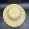 Woven Straw Sun Hat For Doll 8.5 Diameter