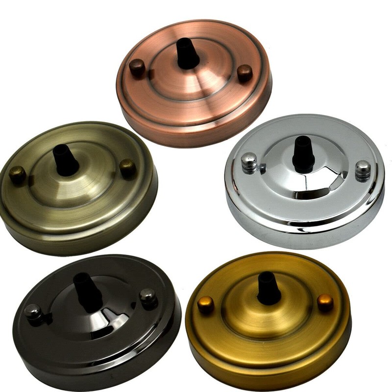 LEDSone Industrial Retro Ceiling Rose 108 mm Pendant Cable Grip