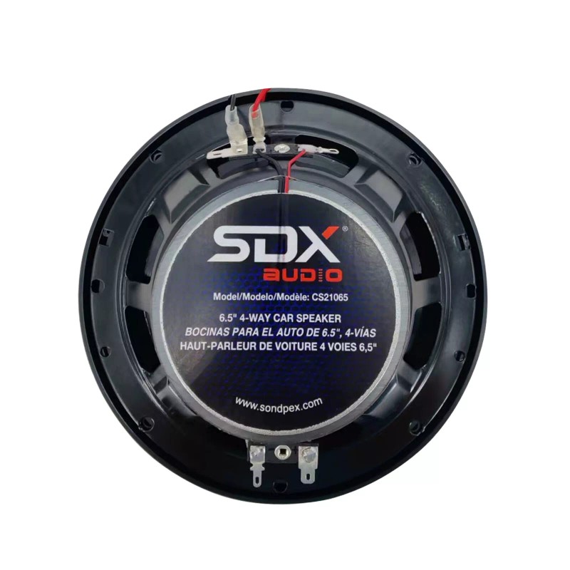 SDX Audio 4-Way 6.5" 300W Car Speaker w Built in