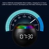Round Ball Speaker Clock Dynamic Speaker Alarm Clock Intelligent Clock