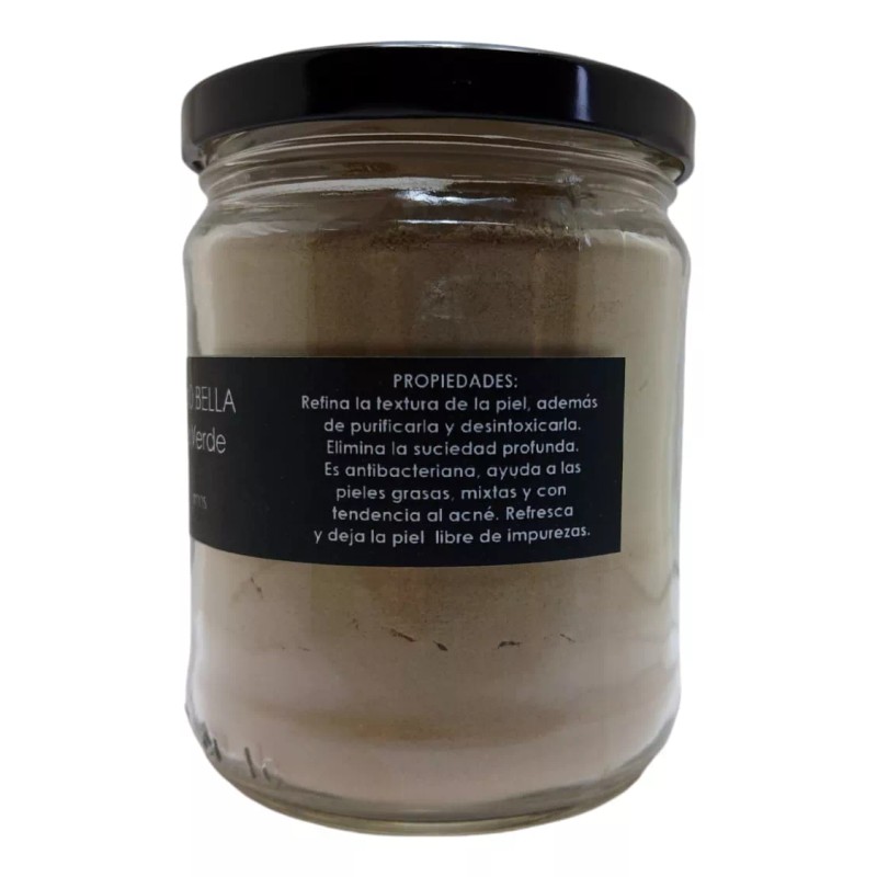 Cosmo Bella Arcilla Verde Detox, Calidad Spa. Limpia, Purifica Y