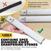 XARILK Foldable Portable Knife Sharpening System, Adjustable Knife Sharpener Kit