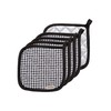 5 PCS Pot Holders for Kitchen, Cotton Potholers with Great