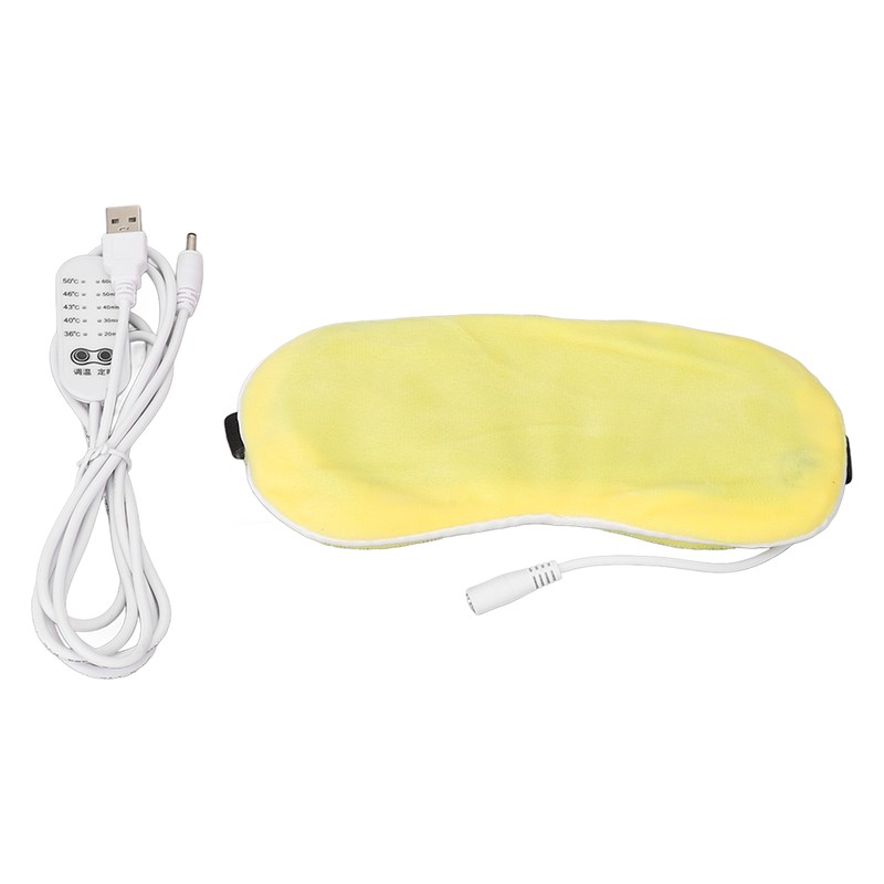 Heating Blindfold USB Hot Compress Adjustable Improve Sleep Nourish Eyes