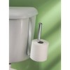 iDesign Classico Portarotoli da Serbatoio, Metallo, Argento, 19.75x16.5x61.75 cm
