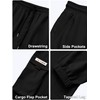 JEMLDL Joggers for Men Elastic Waist Drawstring with Flap Pockets