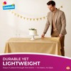 SOL 6pk Gold Square Table Cloths 121 x 121cm -