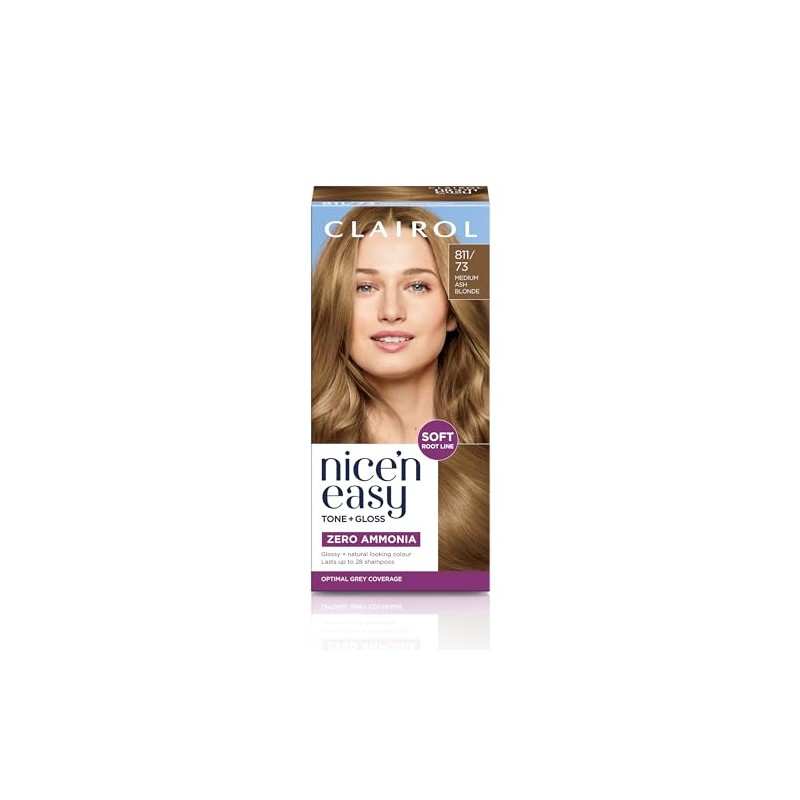 Clairol Nice'n Easy Tone+Gloss Semi Permanent Hair Dye - 811/73