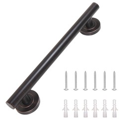 Lava Odoro Shower Grab Bar, Modern Stainless Steel Handicap Grab Bar for Bathtubs and Showers, Shower Safety Bar for Seniors Disabled, ADA-Compliant (Oil Rubbed Bronze, 24 Inch)