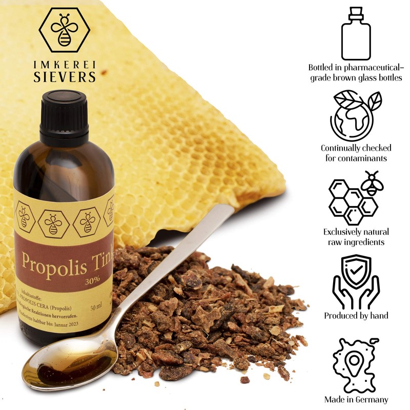 50ml NORDBIENCHEN Propolis Tincture - with 30% Propolis - Direct