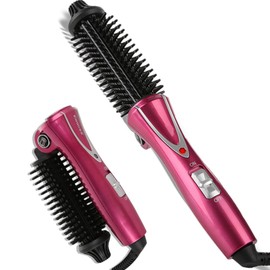 Electric Professional Anti-Scald Curling Brush - Instant Heat Up Wands for All Hair Types