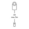 Nuki Fob Smart Extension for Nuki Smart Lock, Bluetooth Add-On,