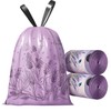 2.6 Gallon Small Trash Bags Tearing-Free Drawstring for Bathroom Office